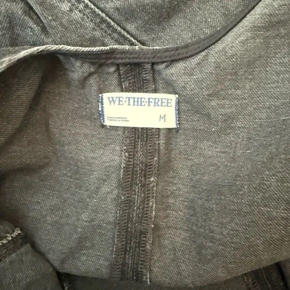 Free People High Roller Jumpsuit In Mineral Black Utility Suit Jumpsuit-kk23 - Picture 8 of 10